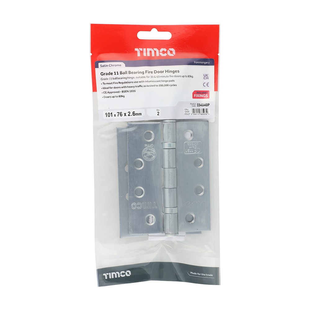 Timco Grade 11 Ball Bearing Fire Door Hinges