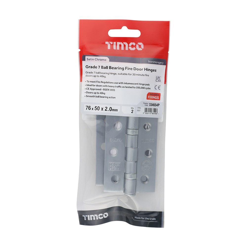 Timco Grade 7 Ball Bearing Fire Door Hinges