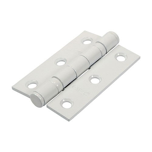 Timco Twin Ball Bearing Hinges - Steel - White