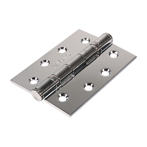 Timco Twin Ball Bearing Hinges - Steel - Polished Chrome