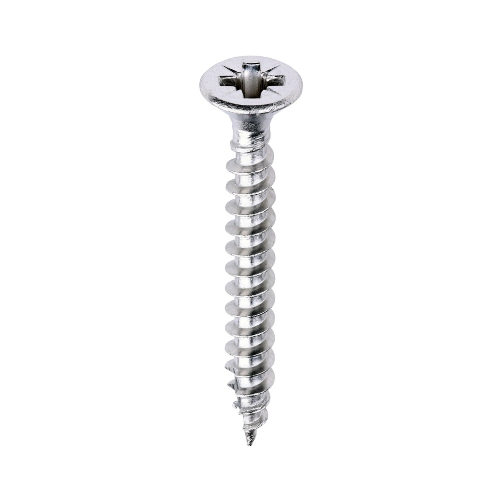 Timco Classic Multi-Purpose 3.5mm Woodscrews Double Countersunk Pozi - A2 Stainless Steel
