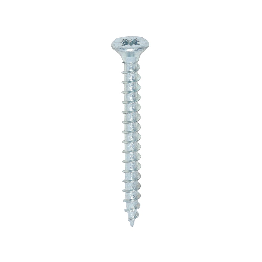 Timco Solo Chipboard & Woodscrews 3.5mm Double Countersunk Pozi - Zinc