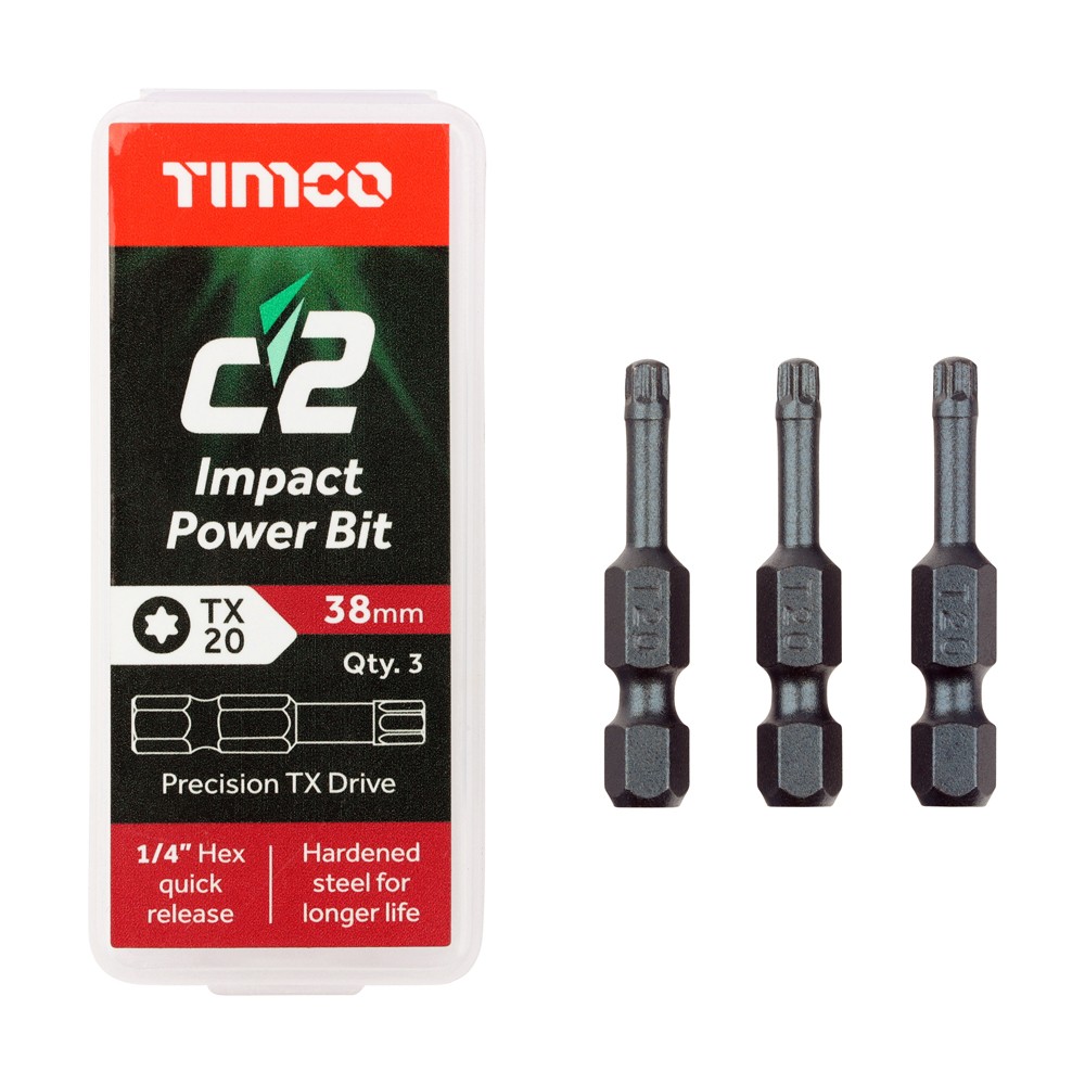 Timco C2 Clamp-Fix 4 x 40mm Double Countersunk Woodscrews 1200 Piece - Yellow