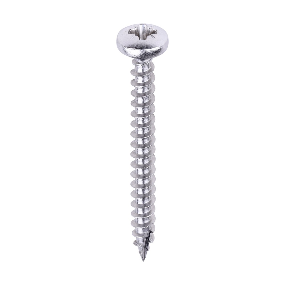 Timco Classic Multi-Purpose Woodscrews Pan Head Pozi - A2 Stainless Steel