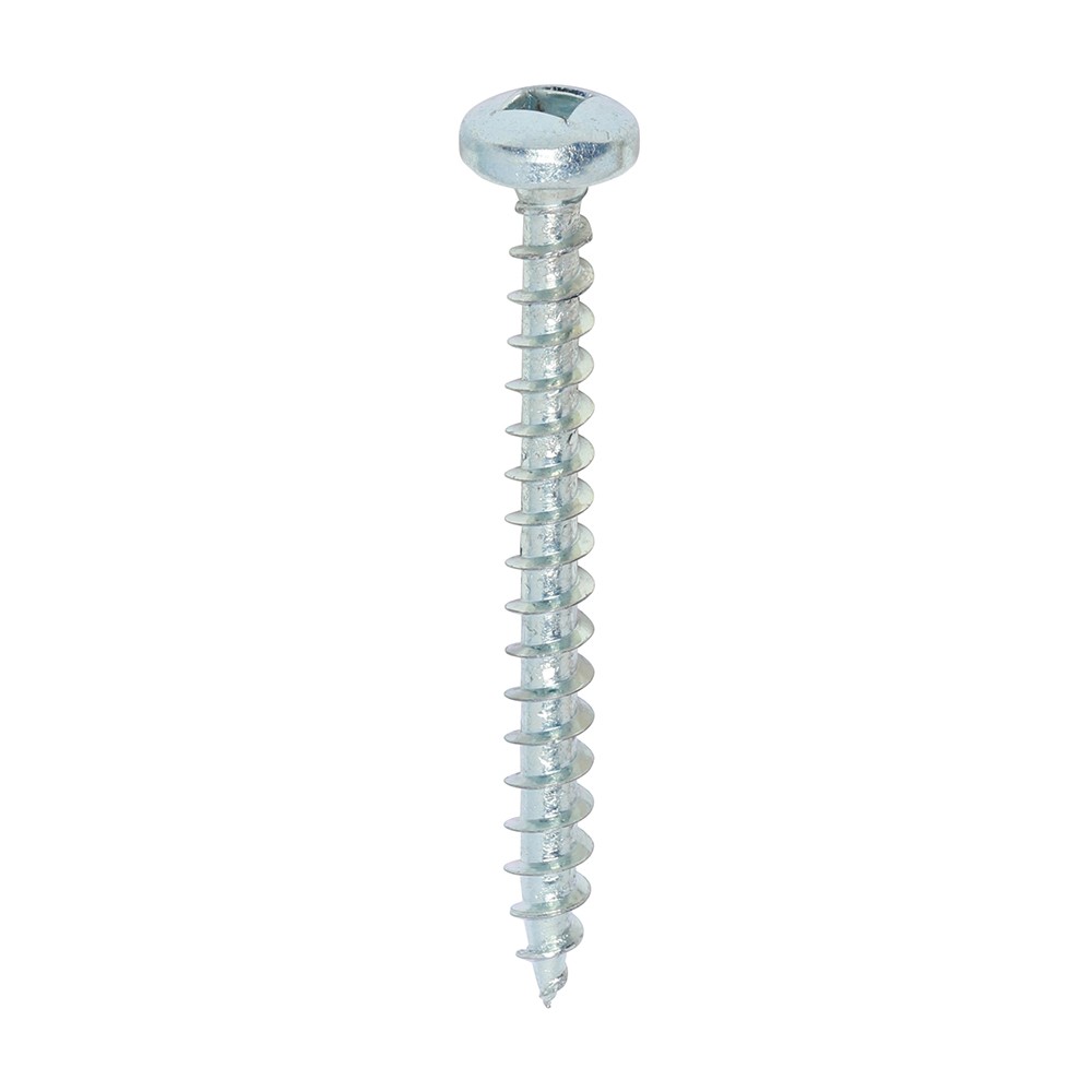 Timco Solo Chipboard & Woodscrews Square Pan - Zinc