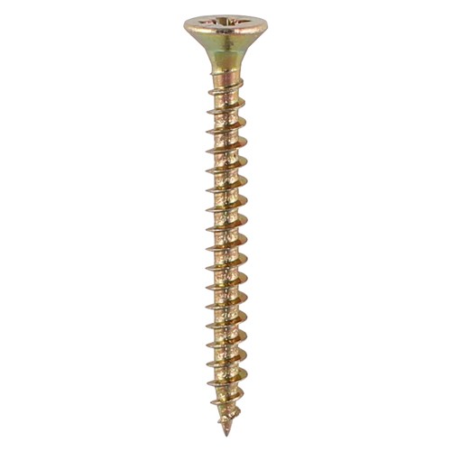 Timco Solo Woodscrews Double Countersunk Tubs Pozi - Yellow