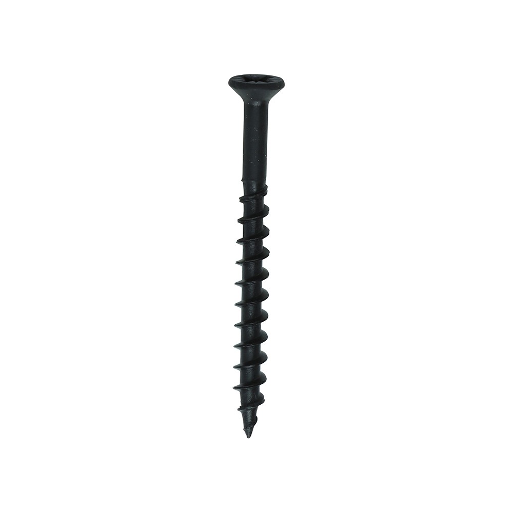 Timco Furniture Carcass Woodscrews Pozi 500 Pack - Black