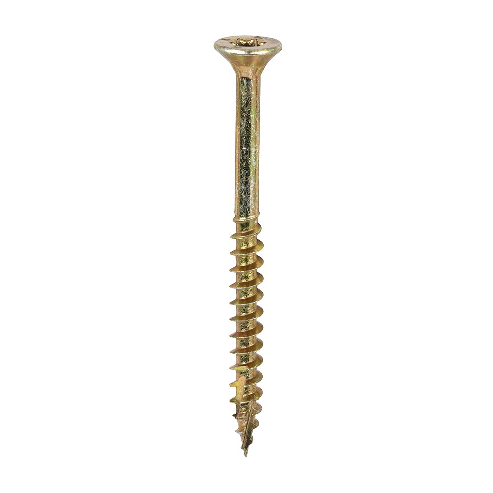 Timco C2 Clamp-Fix 4 x 50mm Double Countersunk Woodscrews 800 Piece - Yellow