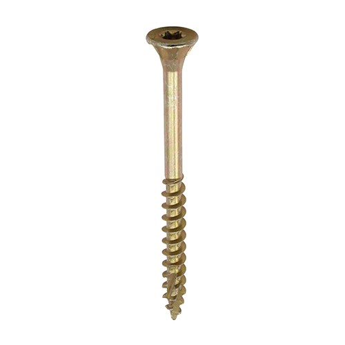 Timco C2 Floor-Fix Double Countersunk Woodscrews 4.2 x 55mm Torx - Yellow