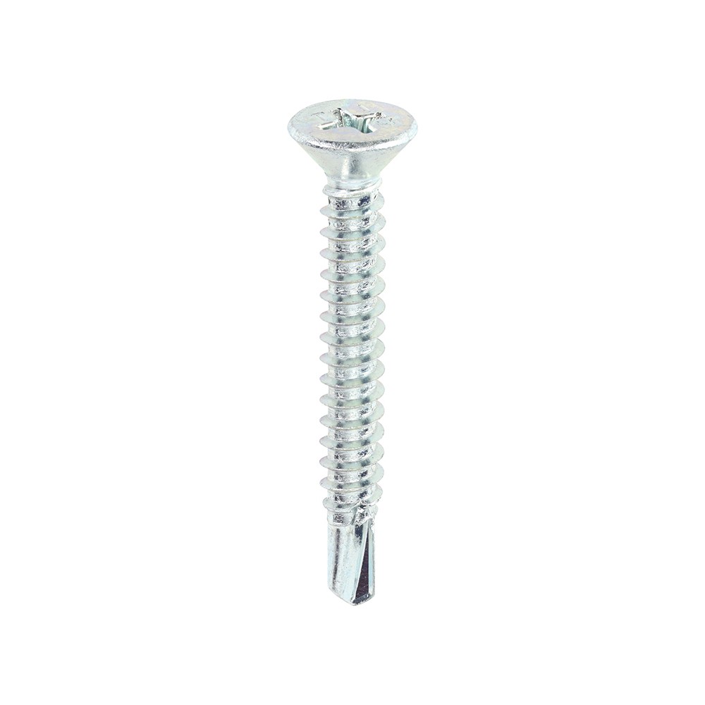 Timco Window Fabrication Self Drilling & Tapping Screws Countersunk Phillips - Zinc