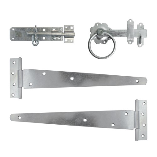 Timco Side Gate Kit - Ring Latch - Hot Dipped Galvanised
