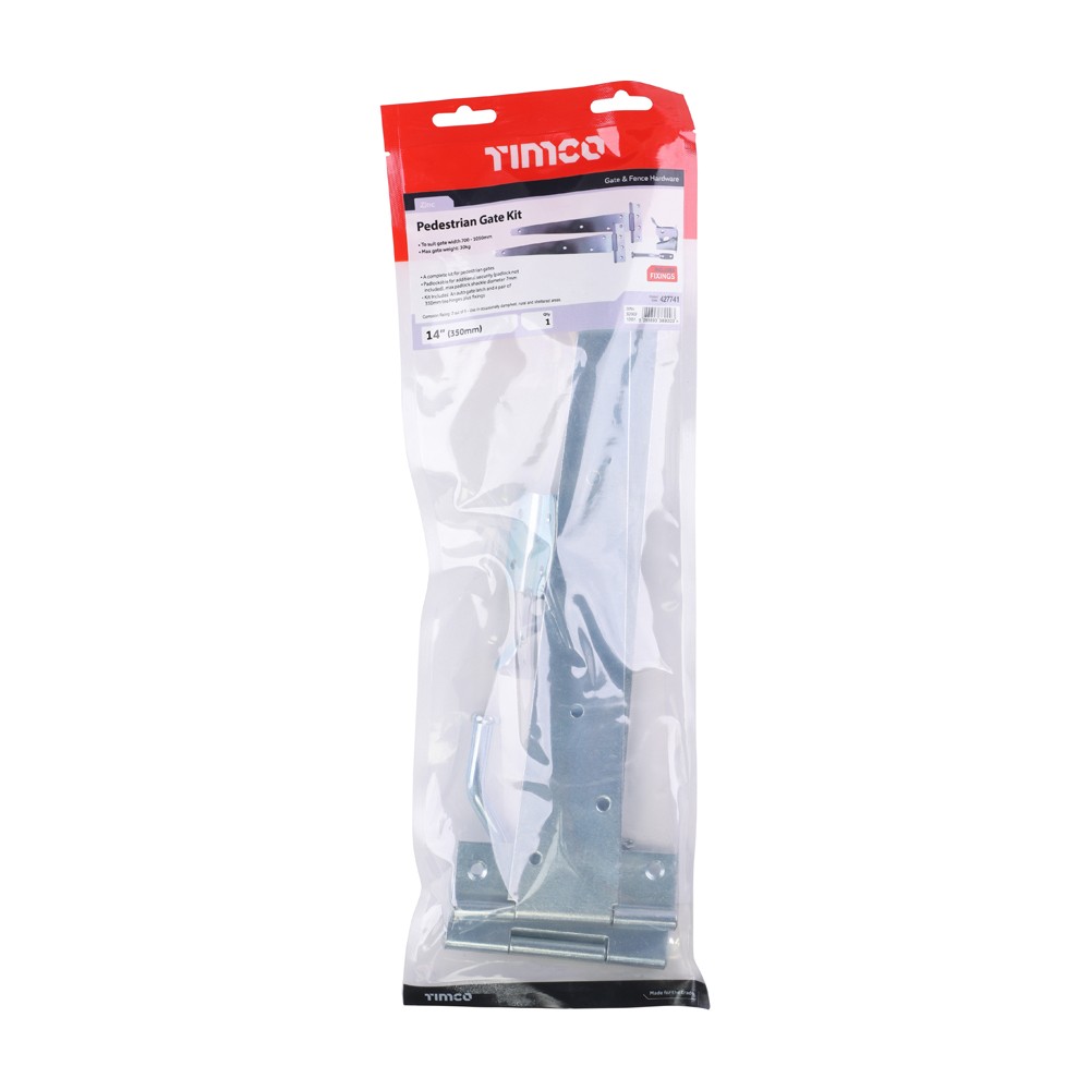 Timco Pedestrian Gate Kit - Zinc
