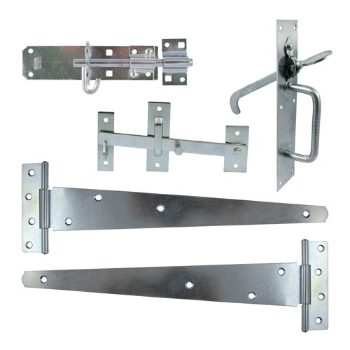 Timco Side Gate Kit - Suffolk Latch - Zinc