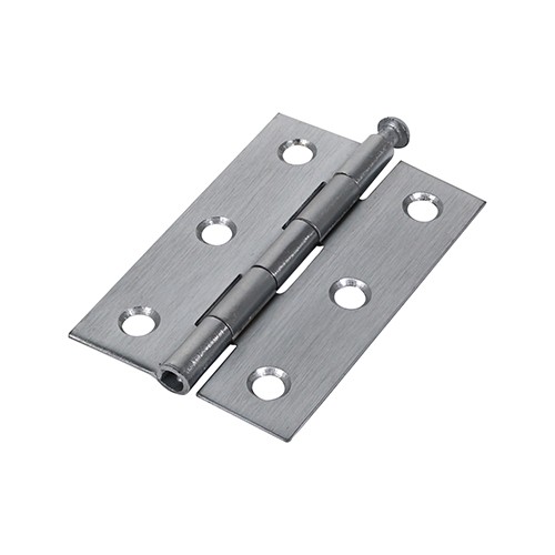 Timco Plain Butt Hinge - Loose Pin (1840) - Satin Chrome