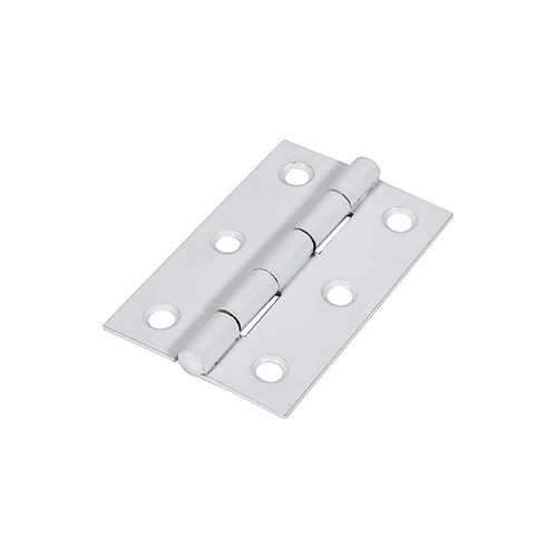 Timco Plain Butt Hinge - Fixed Pin (1838) - White