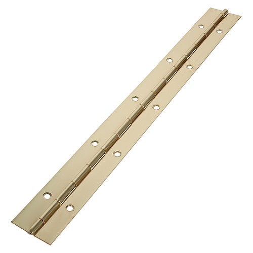 Timco Piano Hinge - Electro Brass