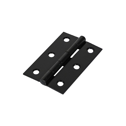 Timco Plain Butt Hinge - Fixed Pin (1838) - Black