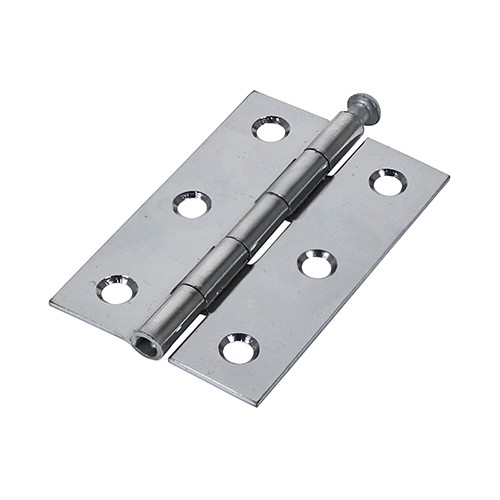 Timco Plain Butt Hinge - Loose Pin (1840) - Polished Chrome