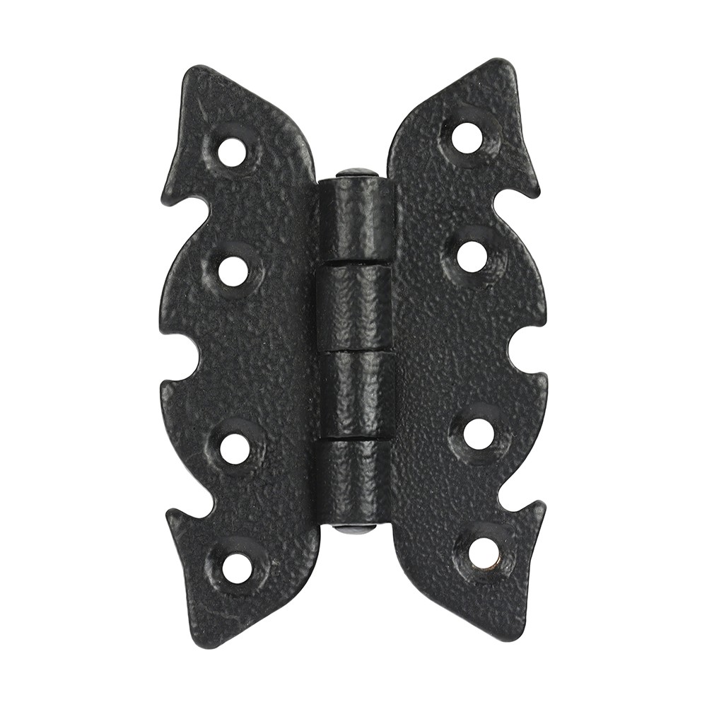 Timco Pair of Butterfly Hinges - Antique Black