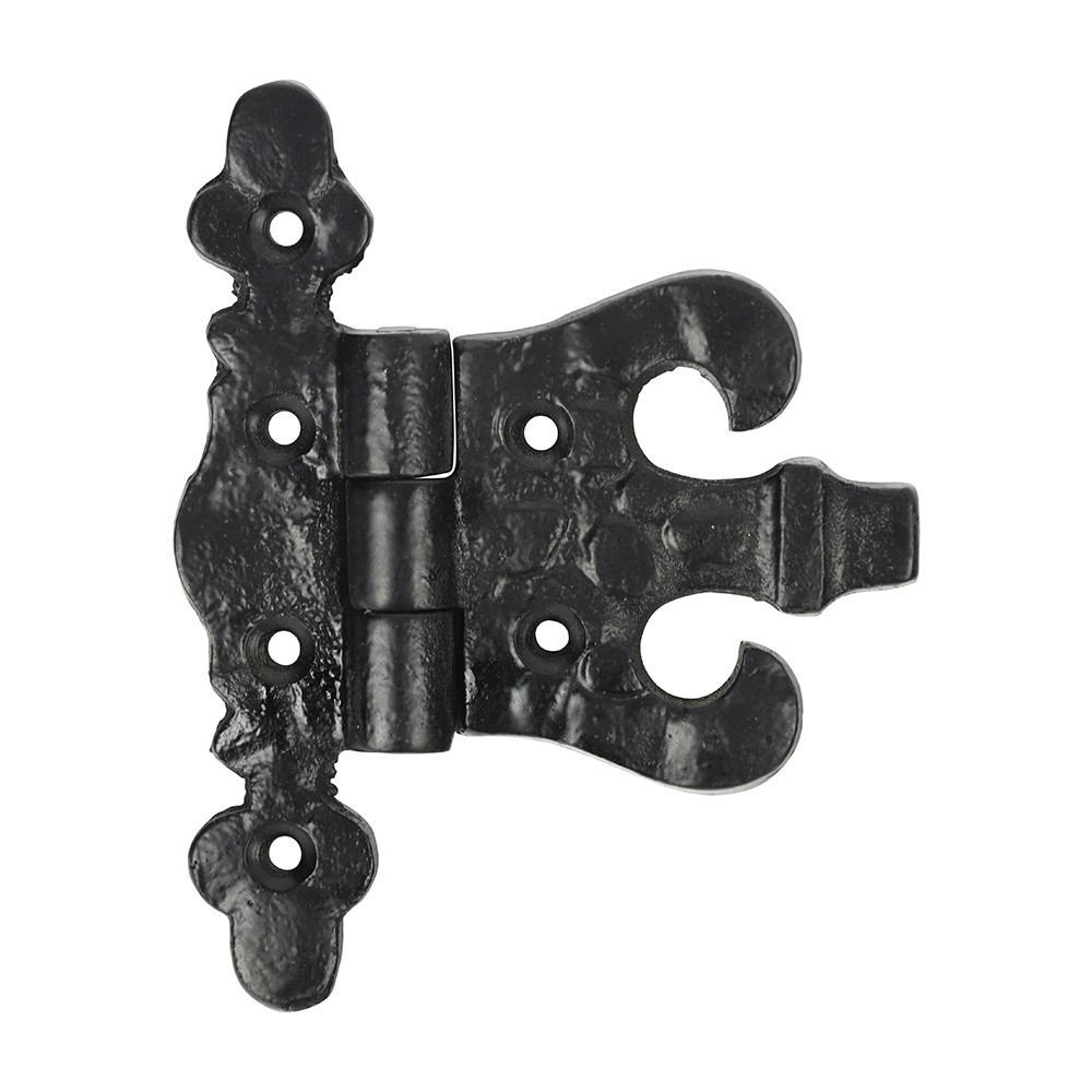 Timco Pair of Unequal Hinges - Antique Black