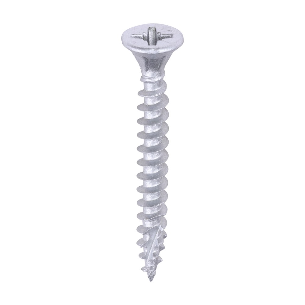 Timco C2 Exterior Strong-Fix Double Countersunk Woodscrews Pozi - Silver