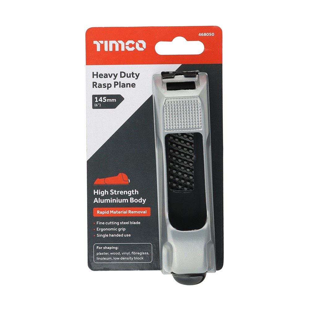 Timco Heavy Duty Rasp Plane 145mm