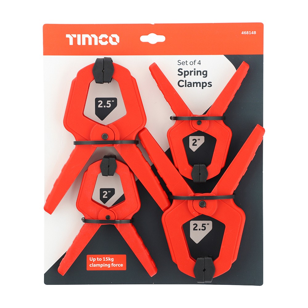 Timco Spring Clamp Set 4pc