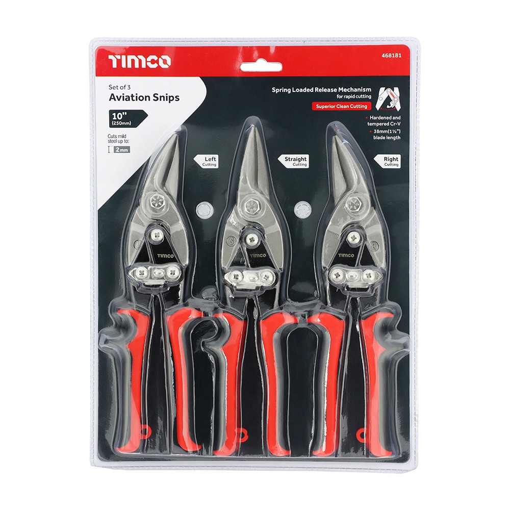 Timco Aviation Snips Set 3pc