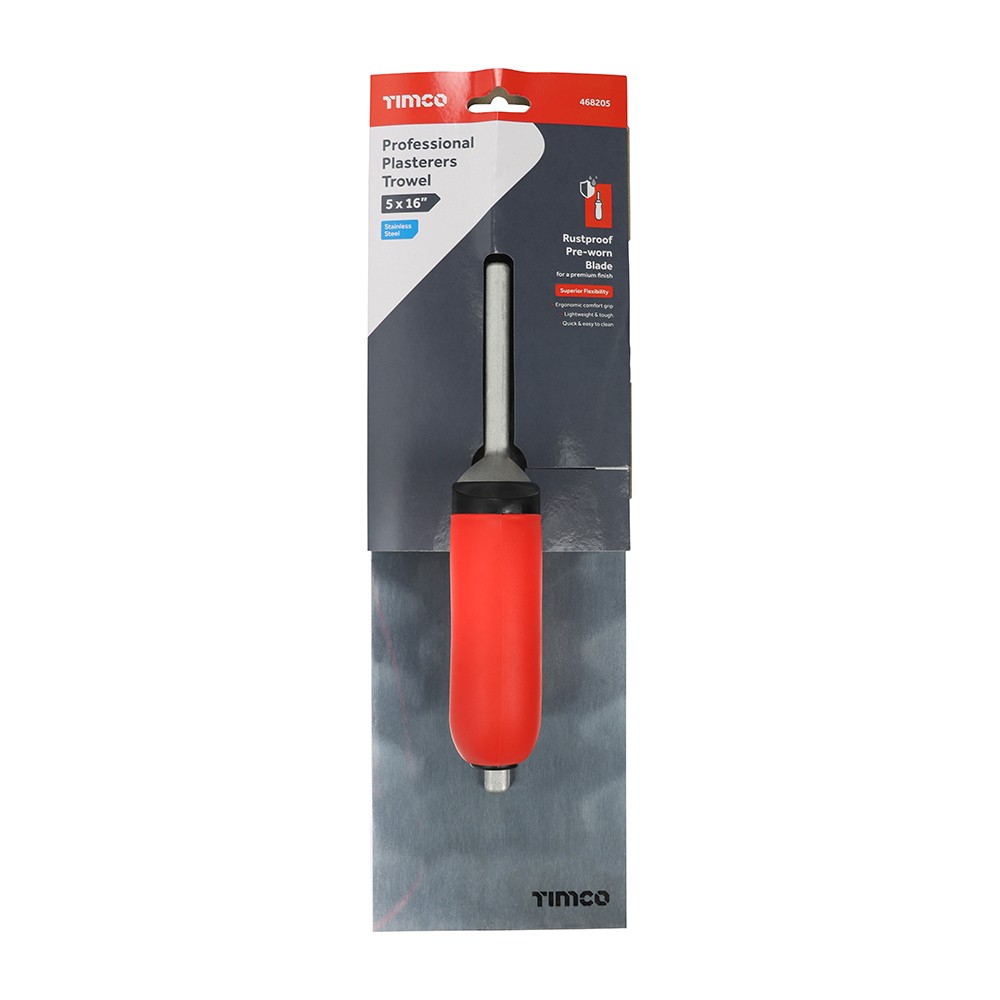 Timco Professional Plasterers Trowels - Stainless Steel