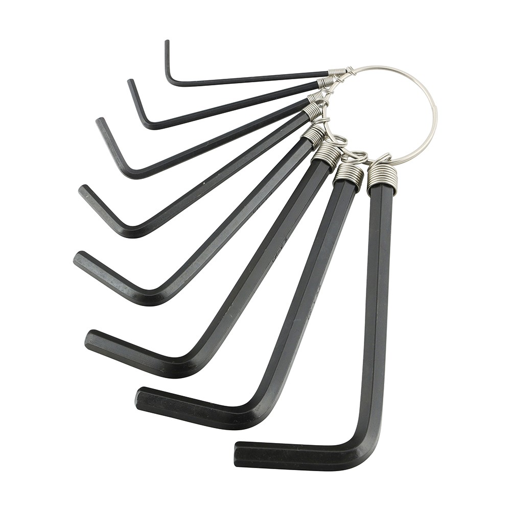 Timco Hex Key Keyring Set 8pc
