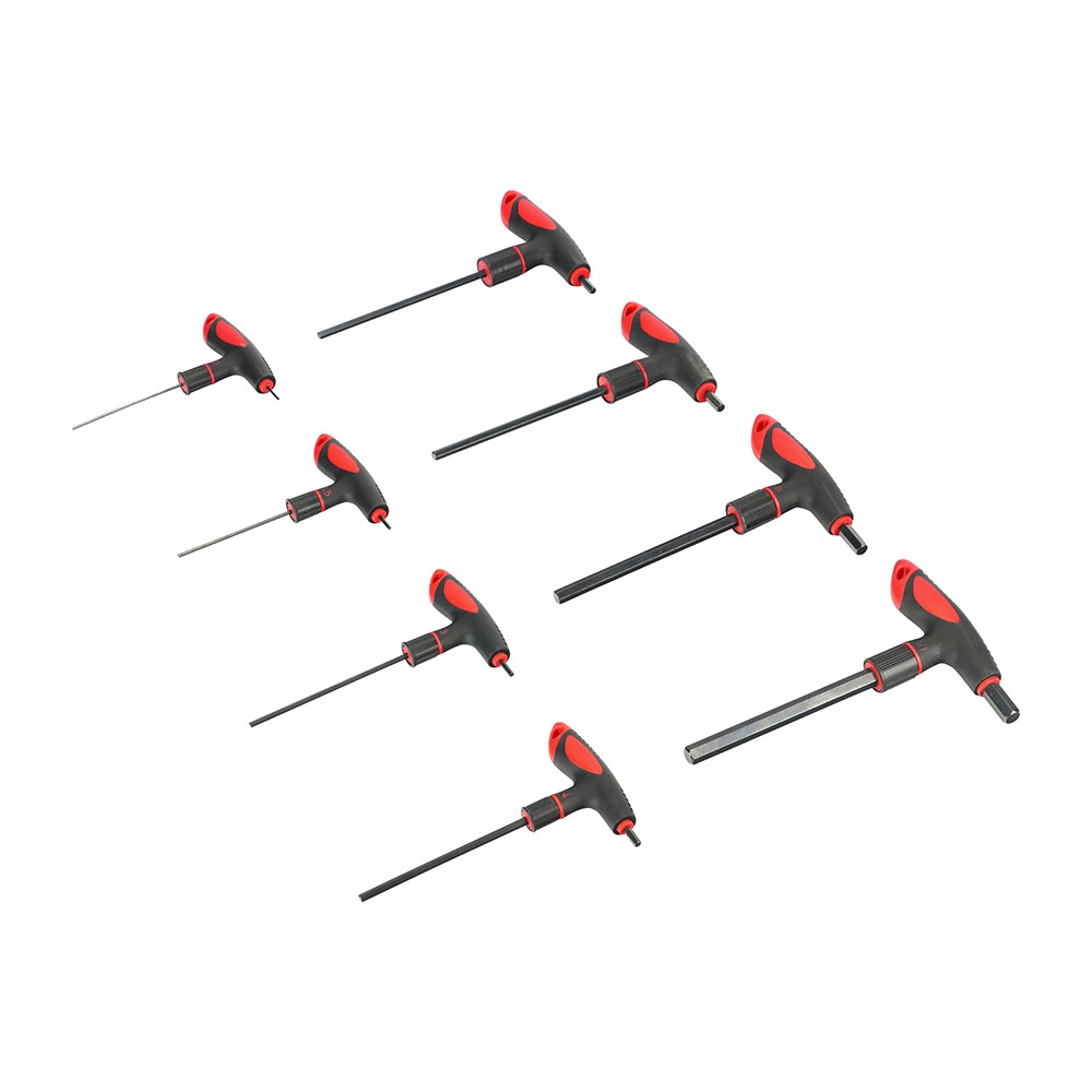 Timco T-Handle Hex Key Set 8pc