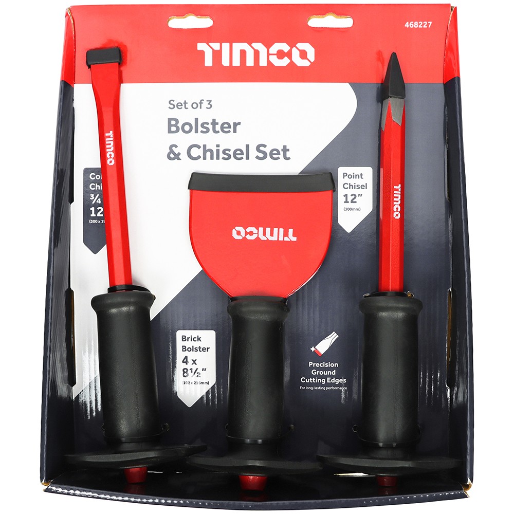 Timco Bolster & Chisel Set 3pc