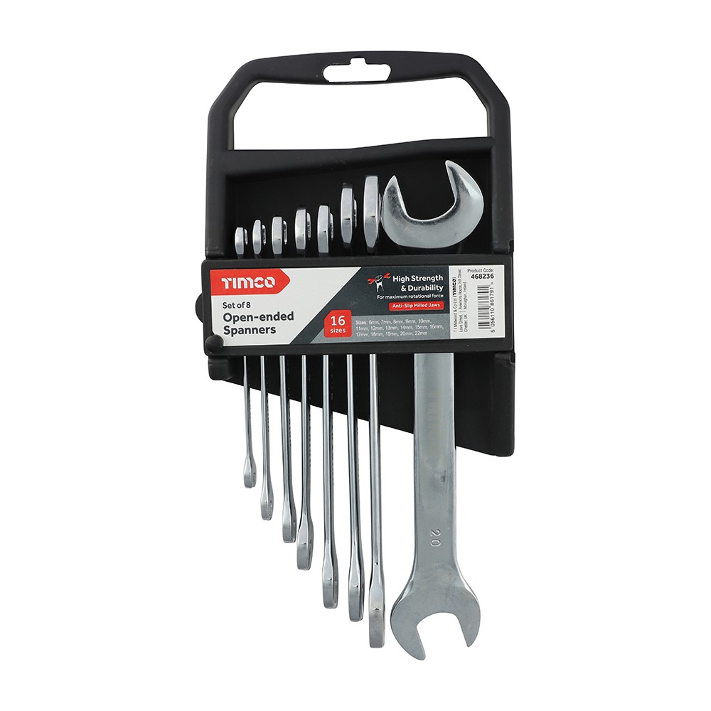 Timco Spanner Set - Open-ended 8pc