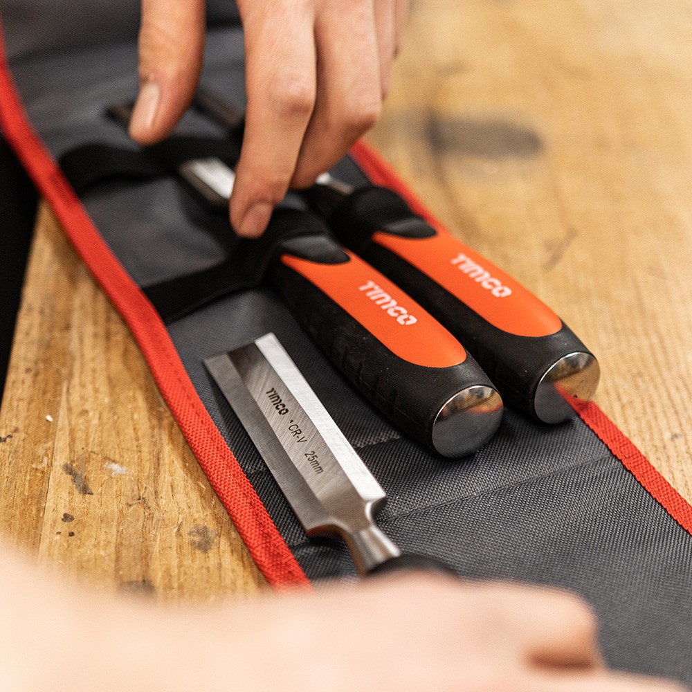 Timco Bevel Edge Wood Chisel Set 3pc