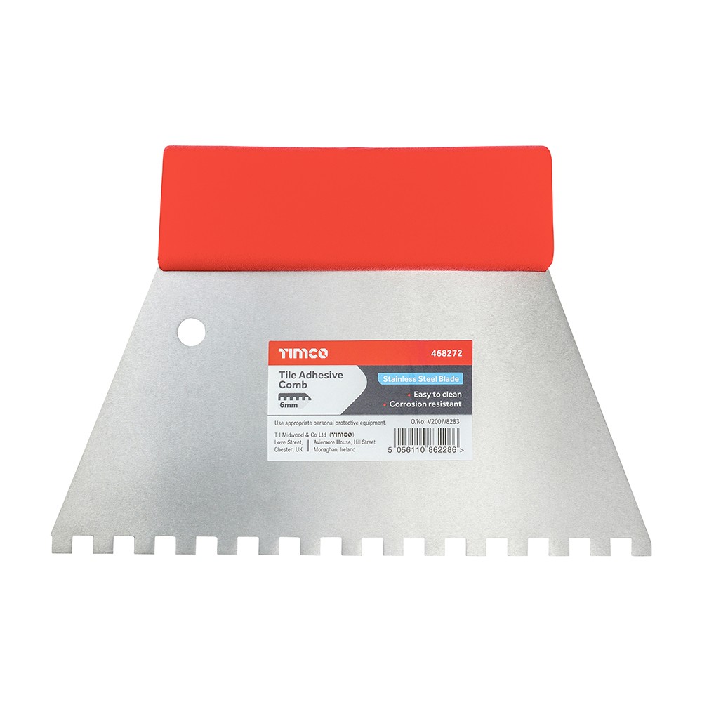 Timco Tile Adhesive Comb 6mm