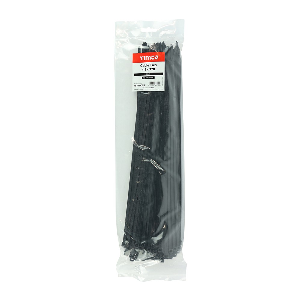 Timco Cable Ties - Black