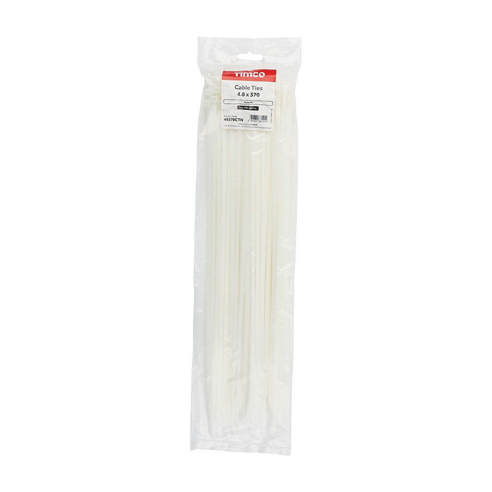 Timco Cable Ties - Natural