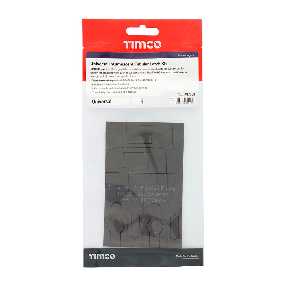 Timco Universal Intumescent Tubular Latch Kit