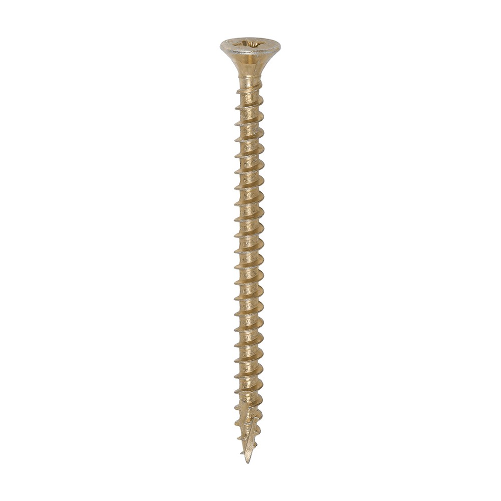 Timco C2 Strong-Fix 5mm Double Countersunk Woodscrews Pozi - Yellow