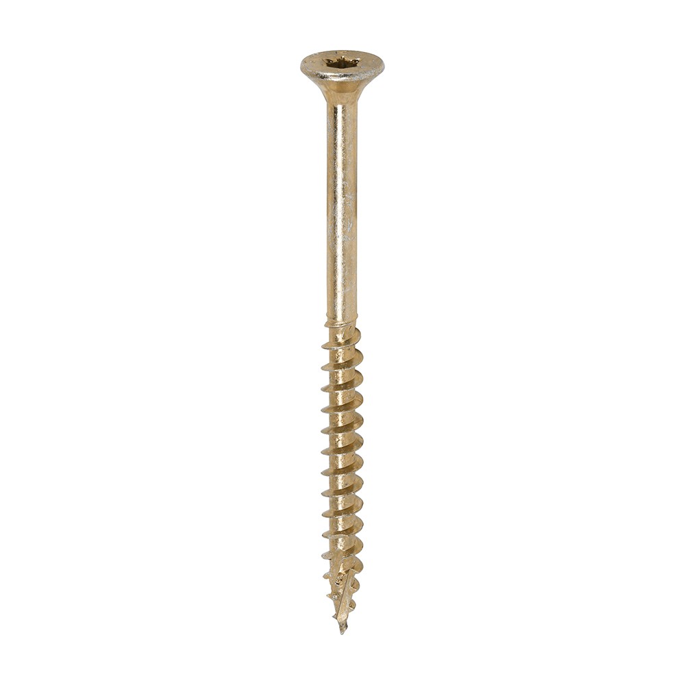 Timco C2 Clamp-Fix 5mm Double Countersunk Woodscrew Torx - Yellow