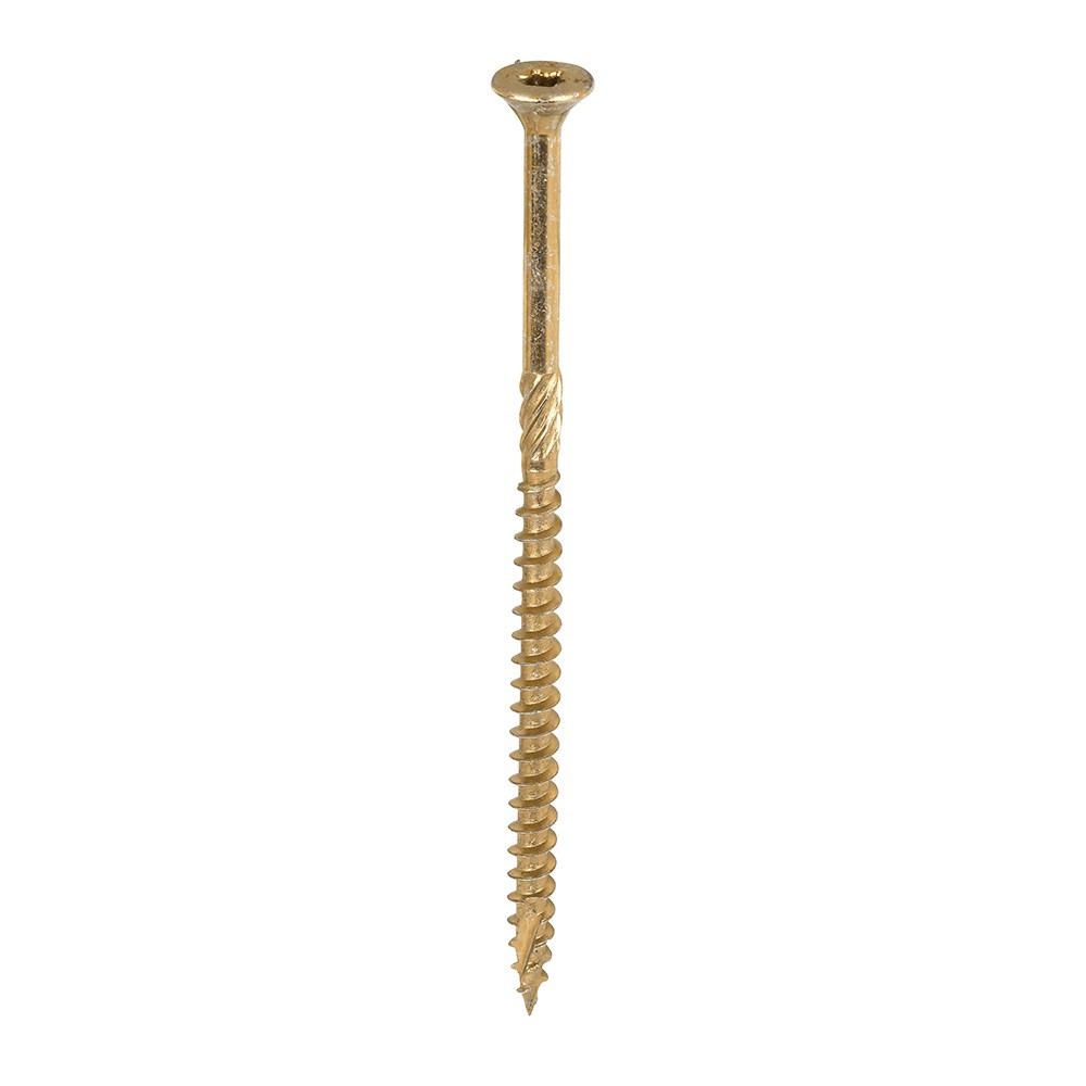 Timco C2 Clamp-Fix 5 x 100mm Double Countersunk Woodscrews 300 Piece - Yellow