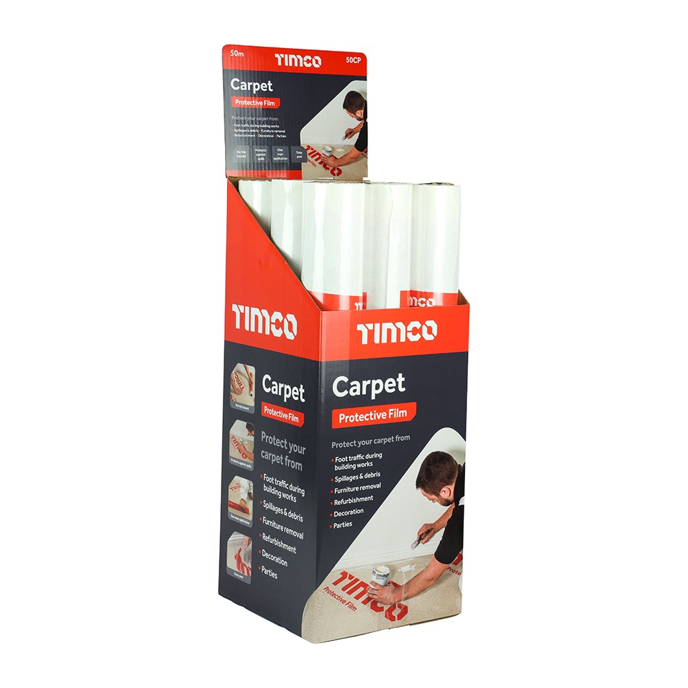 Timco Protective Film - For Carpet