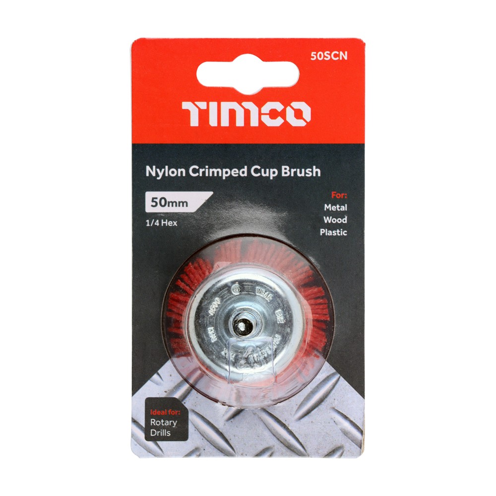 Timco Drill Cup Brush - Nylon