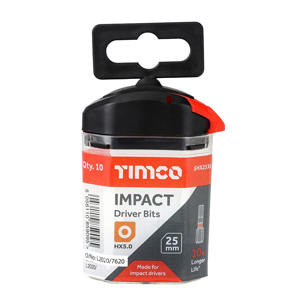 Timco Impact Driver Bits - Hex