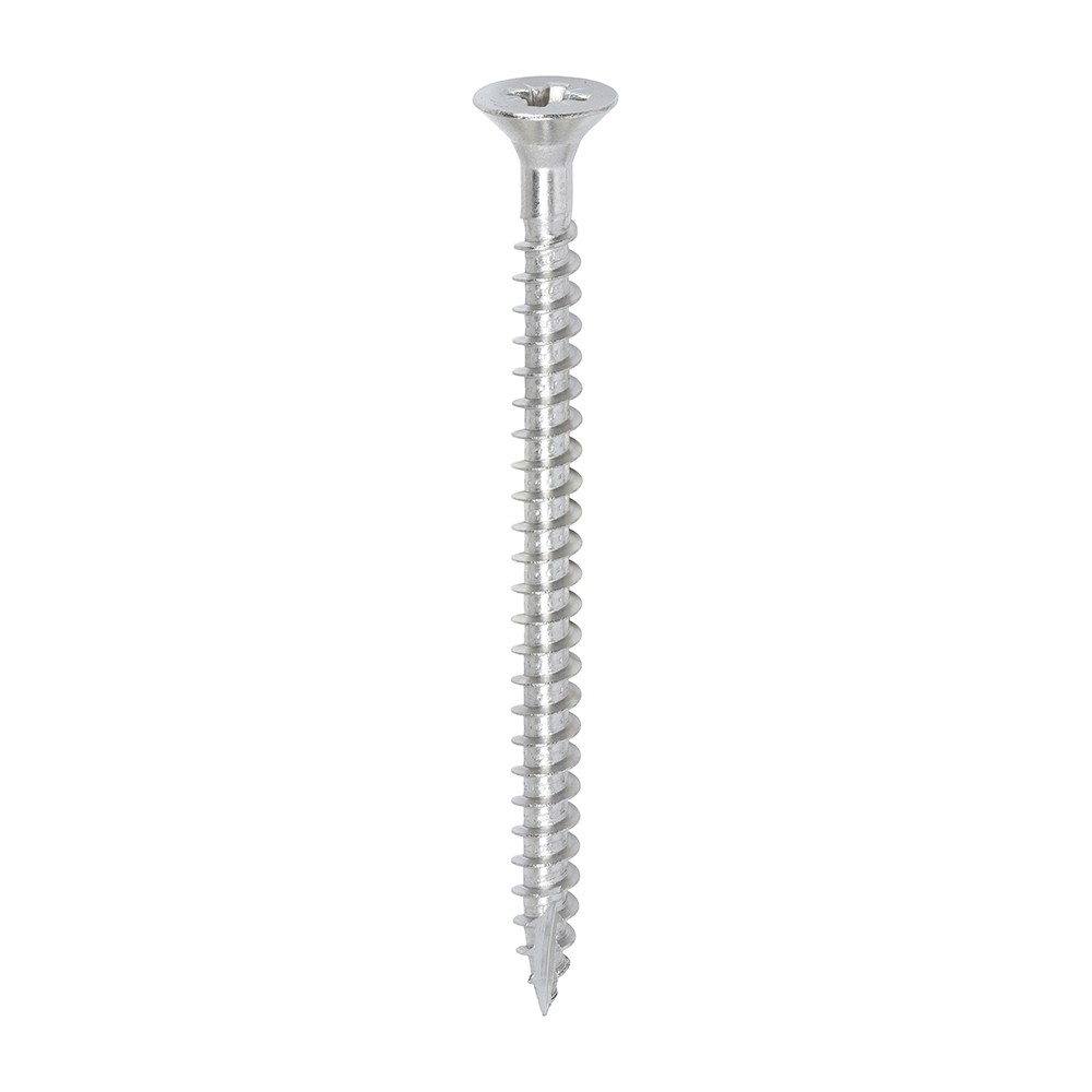 Timco Classic Multi-Purpose 6mm Woodscrews Double Countersunk Pozi - A2 Stainless Steel