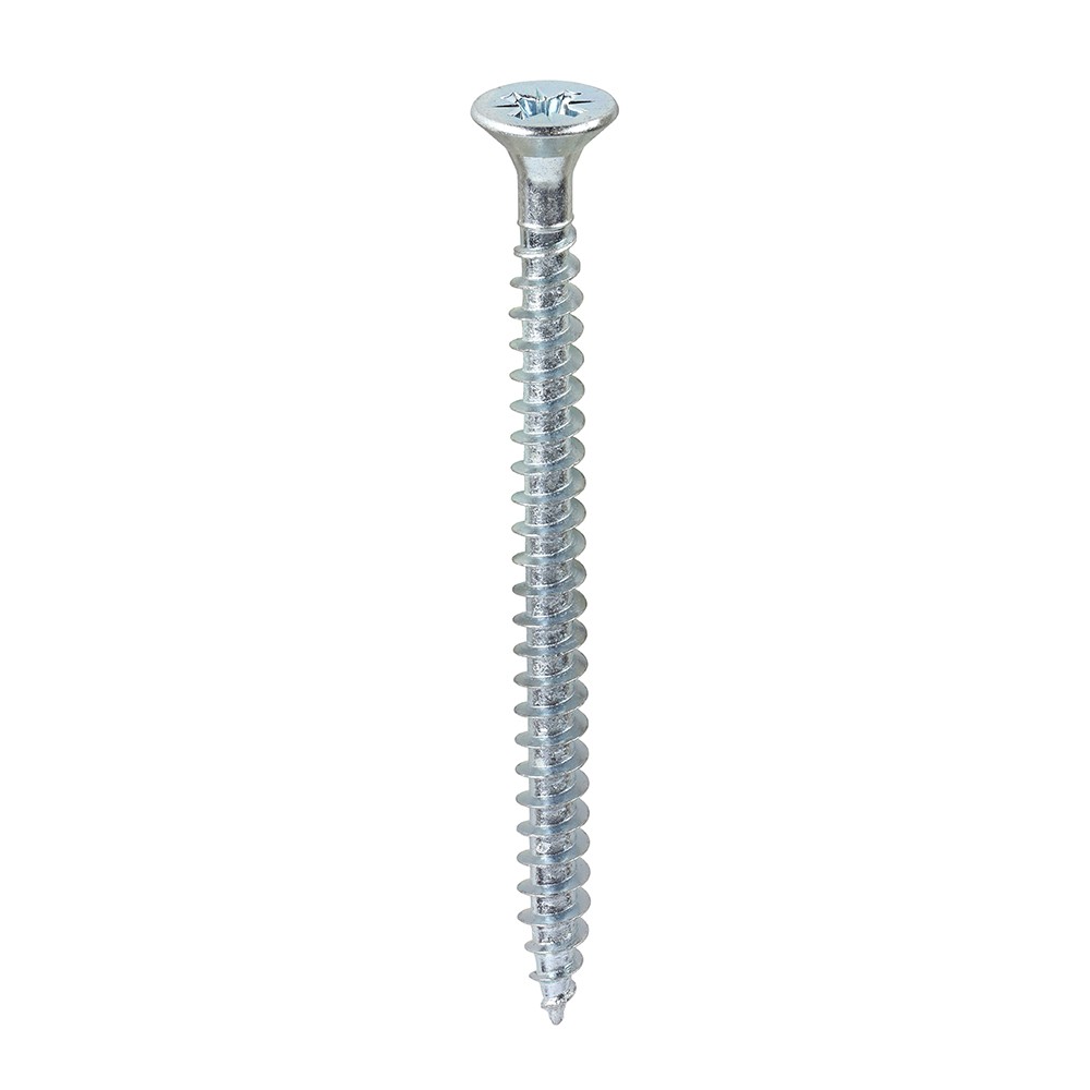 Timco Solo Chipboard & Woodscrews 6mm Double Countersunk Pozi - Zinc