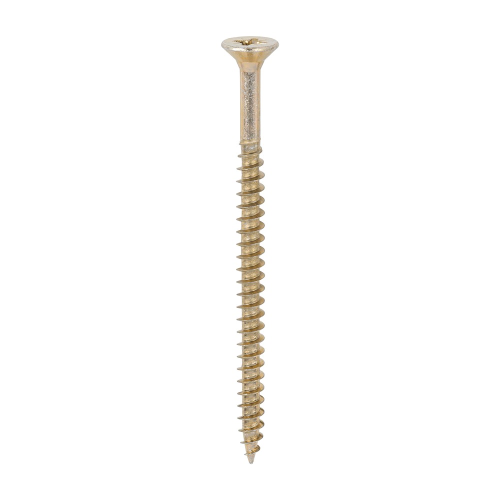 Timco Solo Chipboard & Woodscrews 6mm Double Countersunk Pozi - Yellow