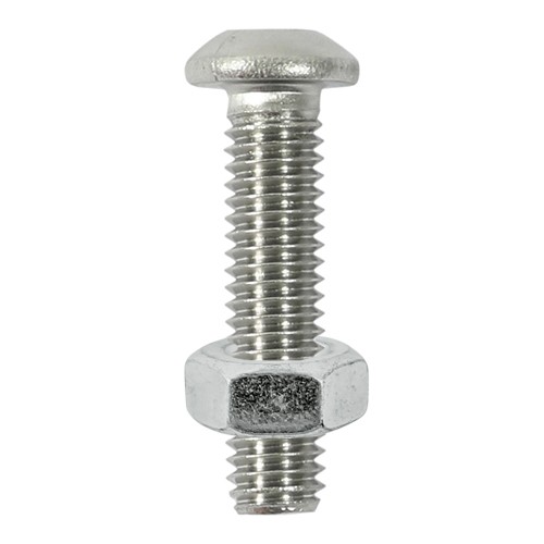 Timco Socket Screws & Hex Nuts - Button - Stainless Steel