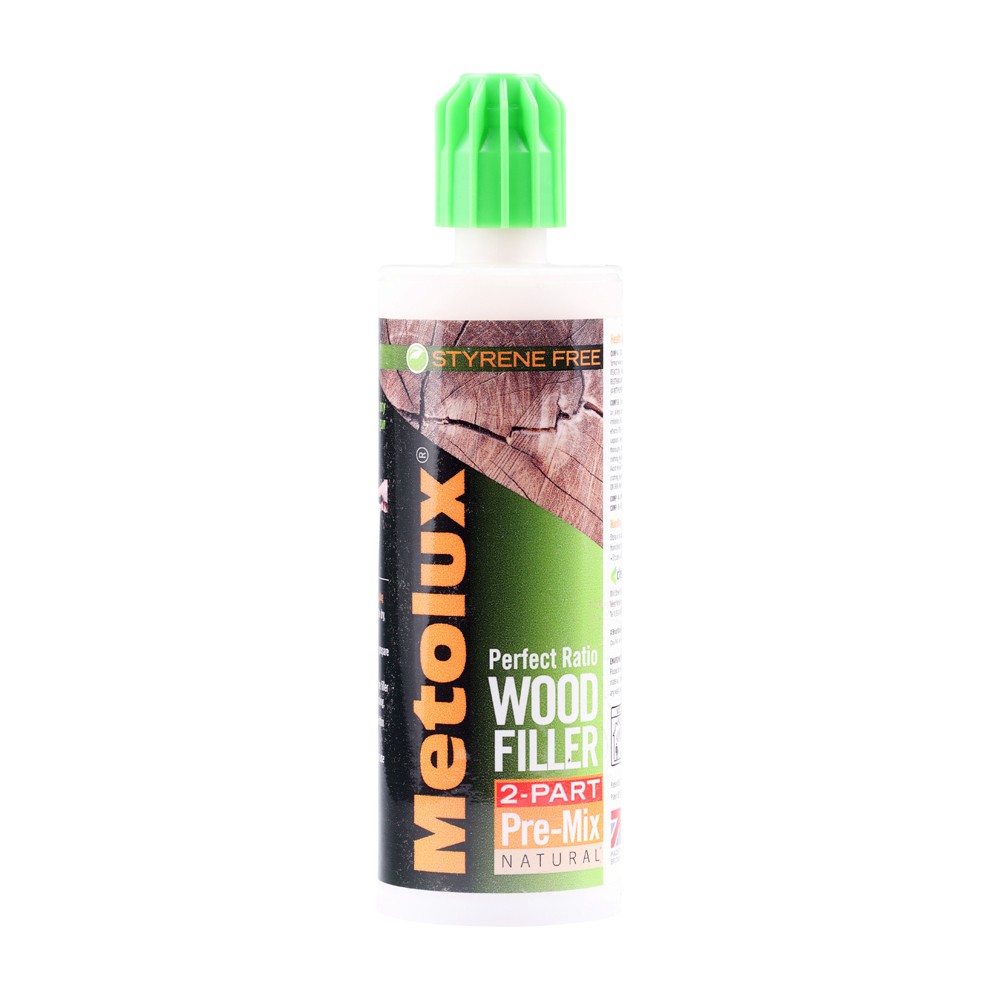 Timco Metolux 2 Part Pre-Mixed Wood Filler 300g - Natural