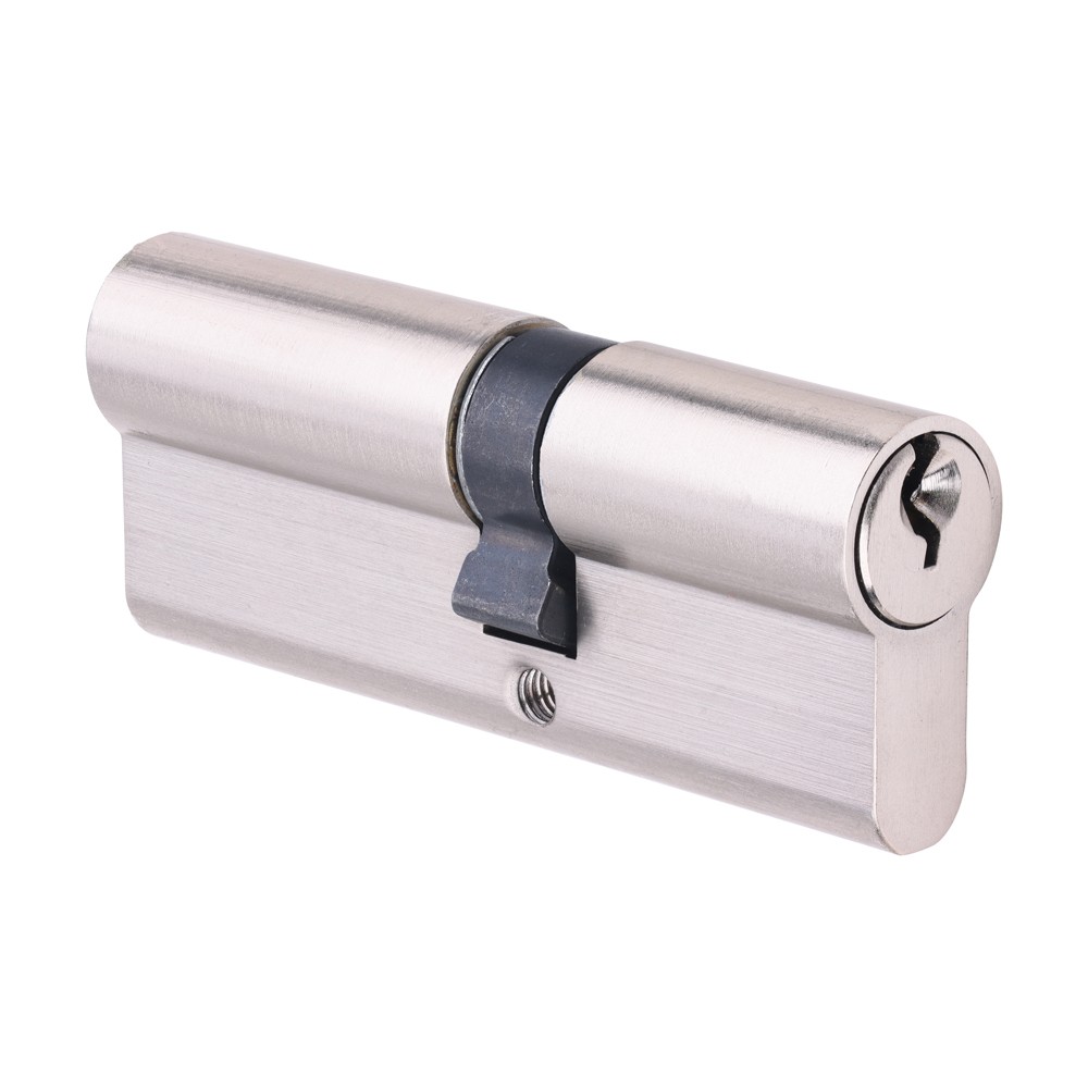 Timco Euro Profile Cylinder - Double - Satin Nickel